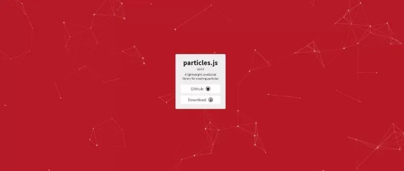 Bibliotecas JavaScript: Particles.js