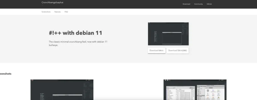 Distribuição Linux Leve - Crunchbang ++
