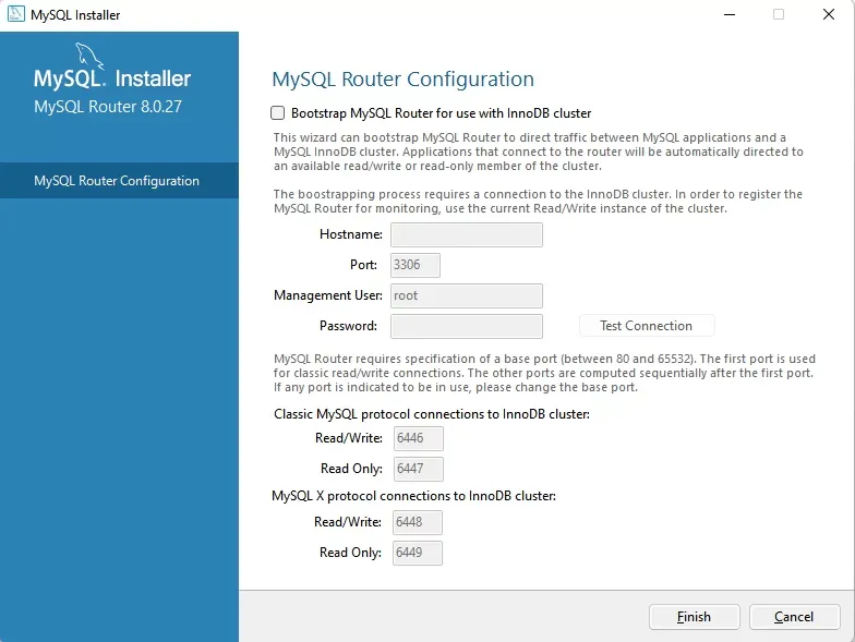 Instalar MySQL Router