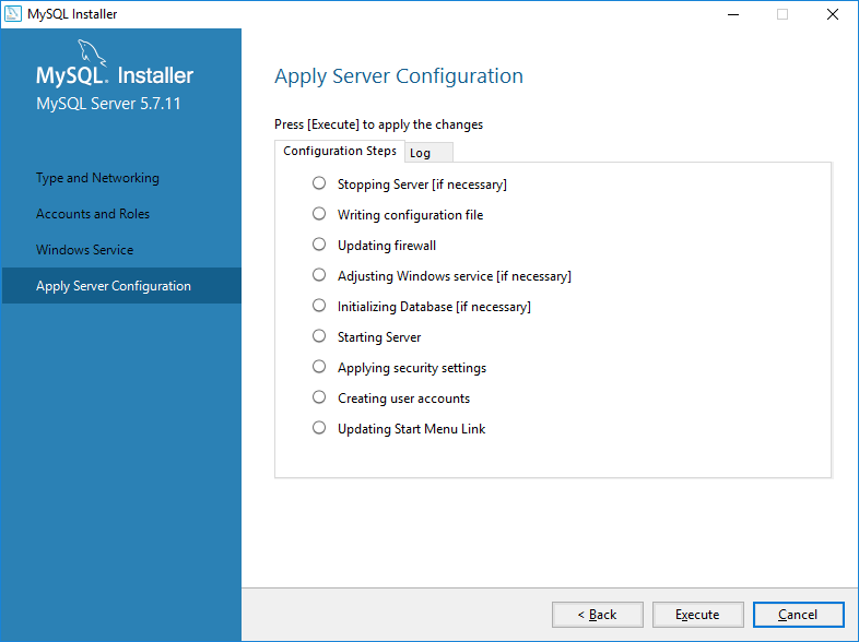 Aplicando configurações do servidor no mysql