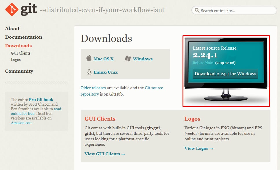 Download Git Windows