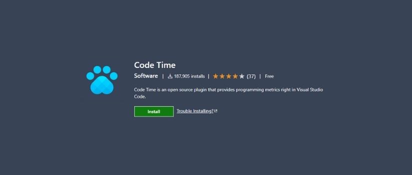 Extensões VSCode - Code Time