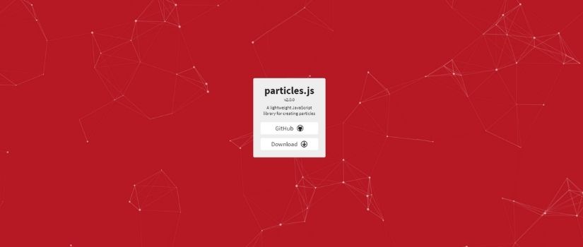Bibliotecas JavaScript: Particles.js