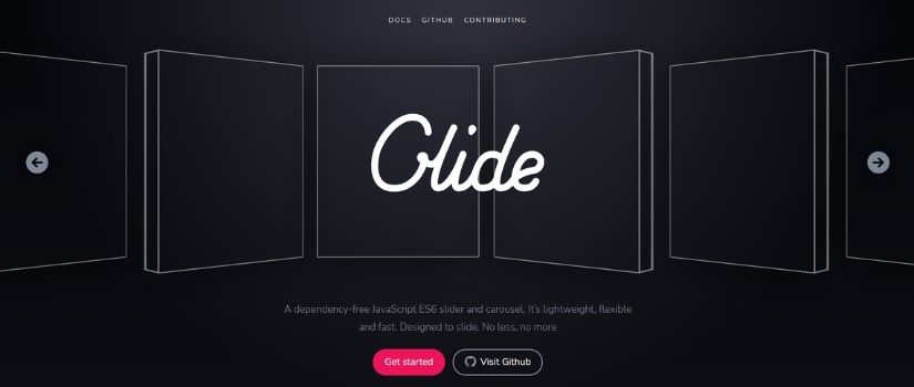 Biblioteca JavaScript - Glide