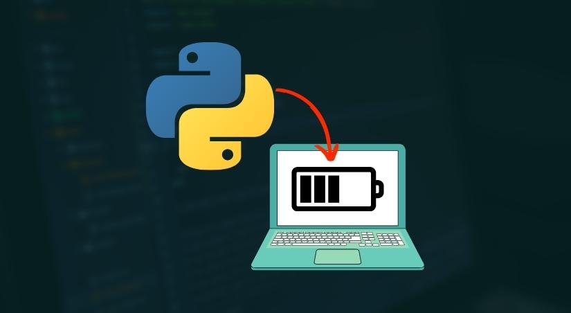 Python Informações da Bateria